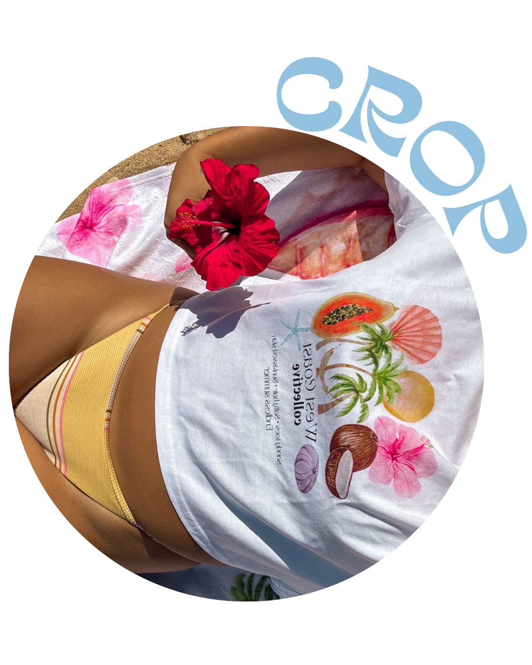 Women's “Endless Summer” Crop Tee