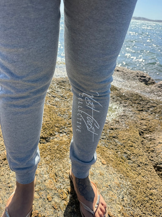 Classic sweatpants white text