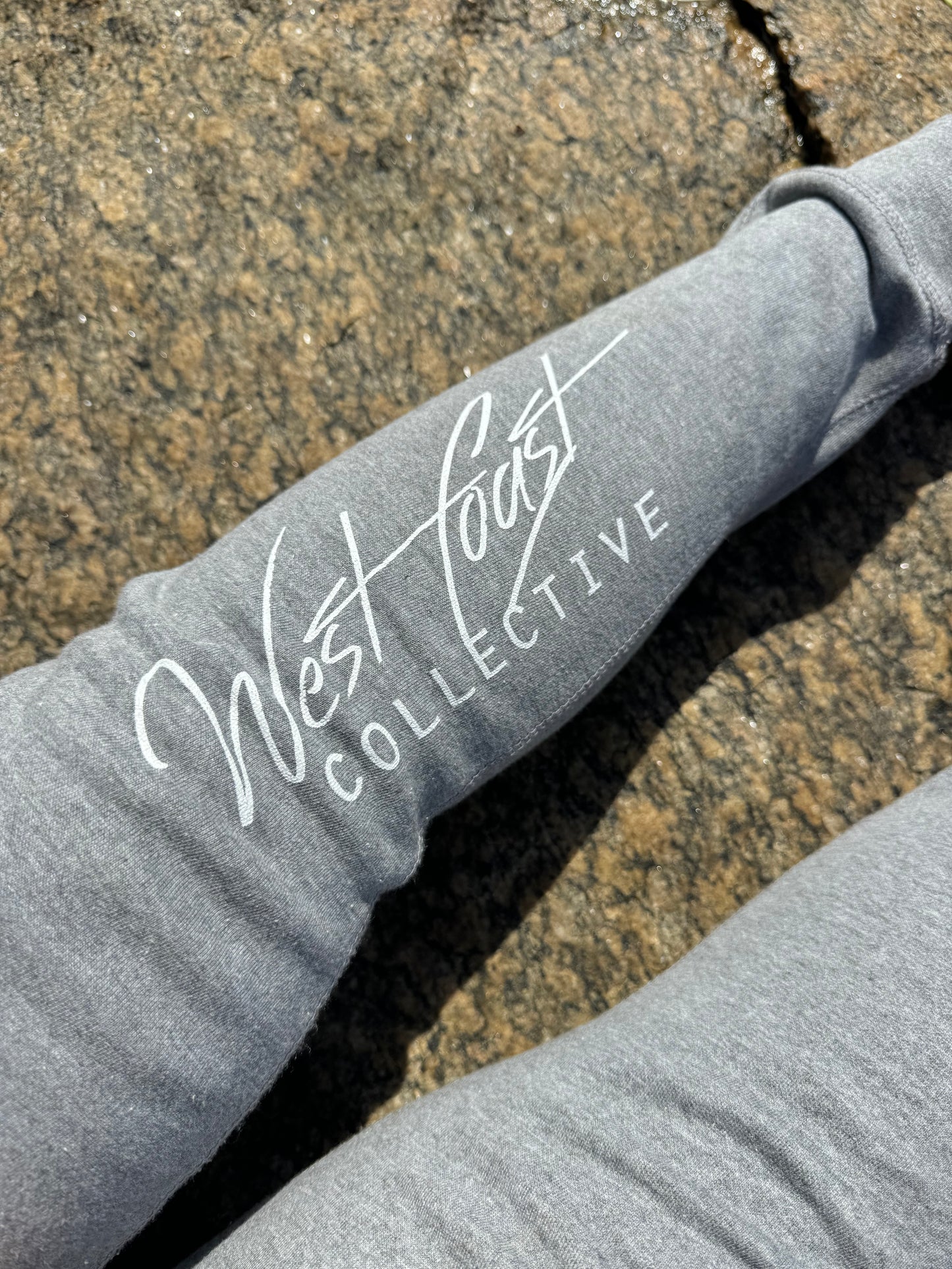 Classic sweatpants white text
