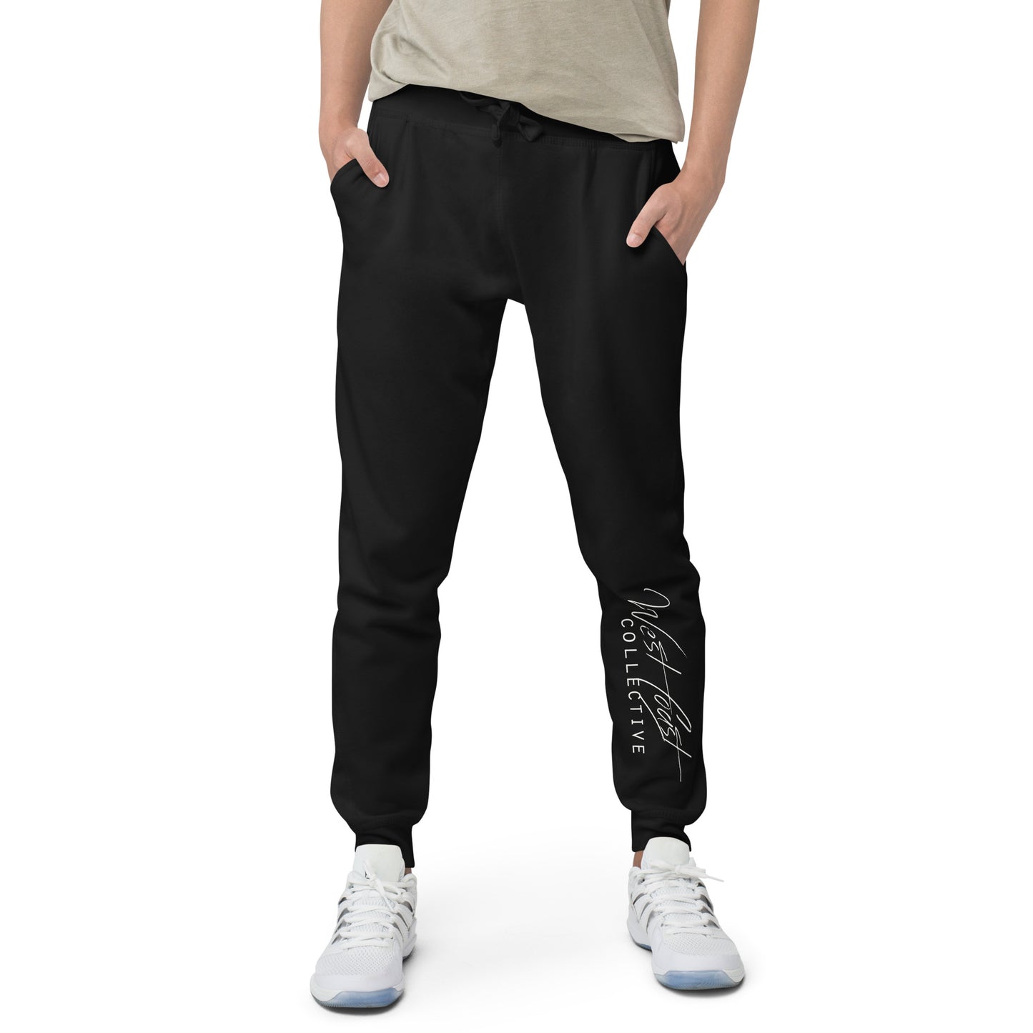 Classic sweatpants white text