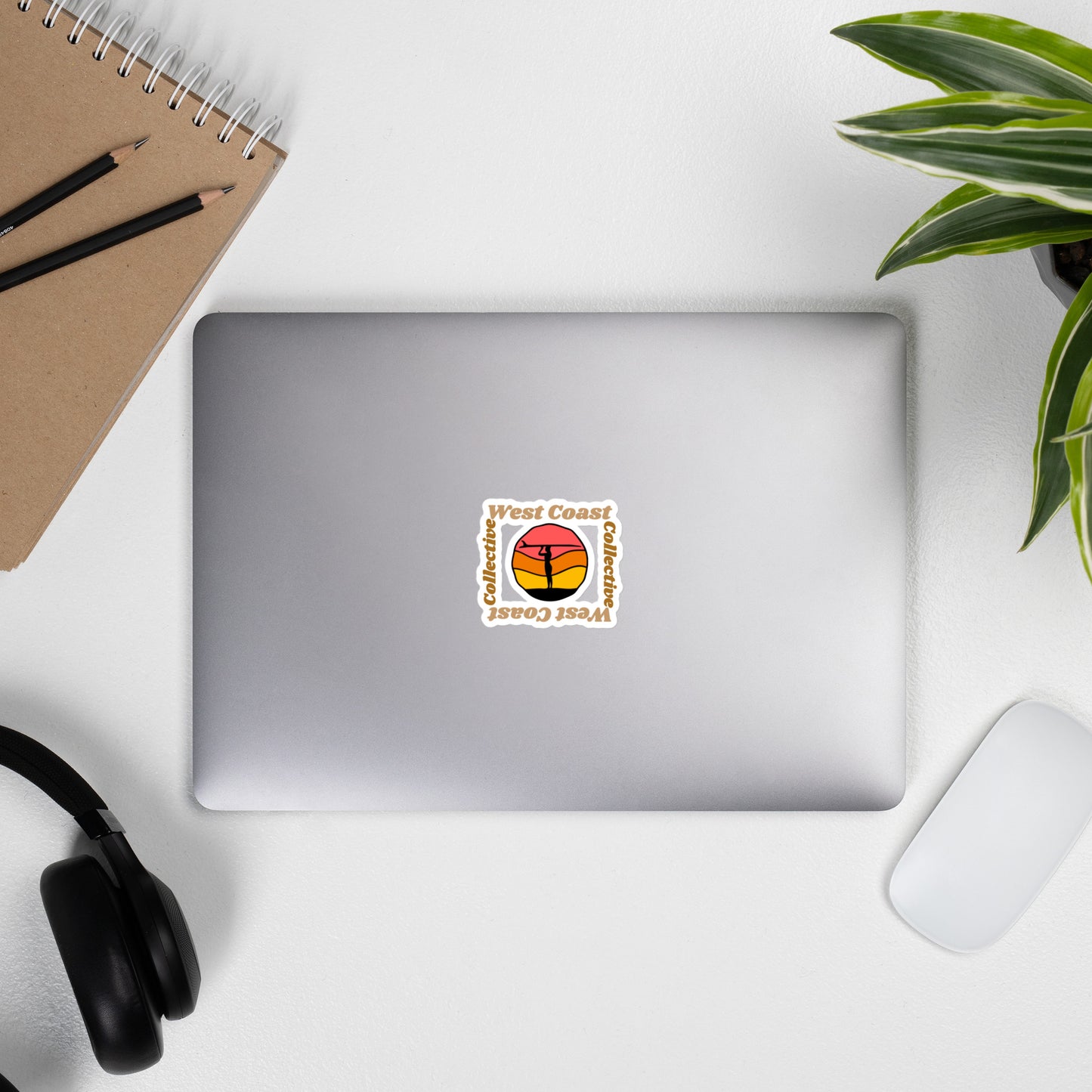 Squared logo sticker