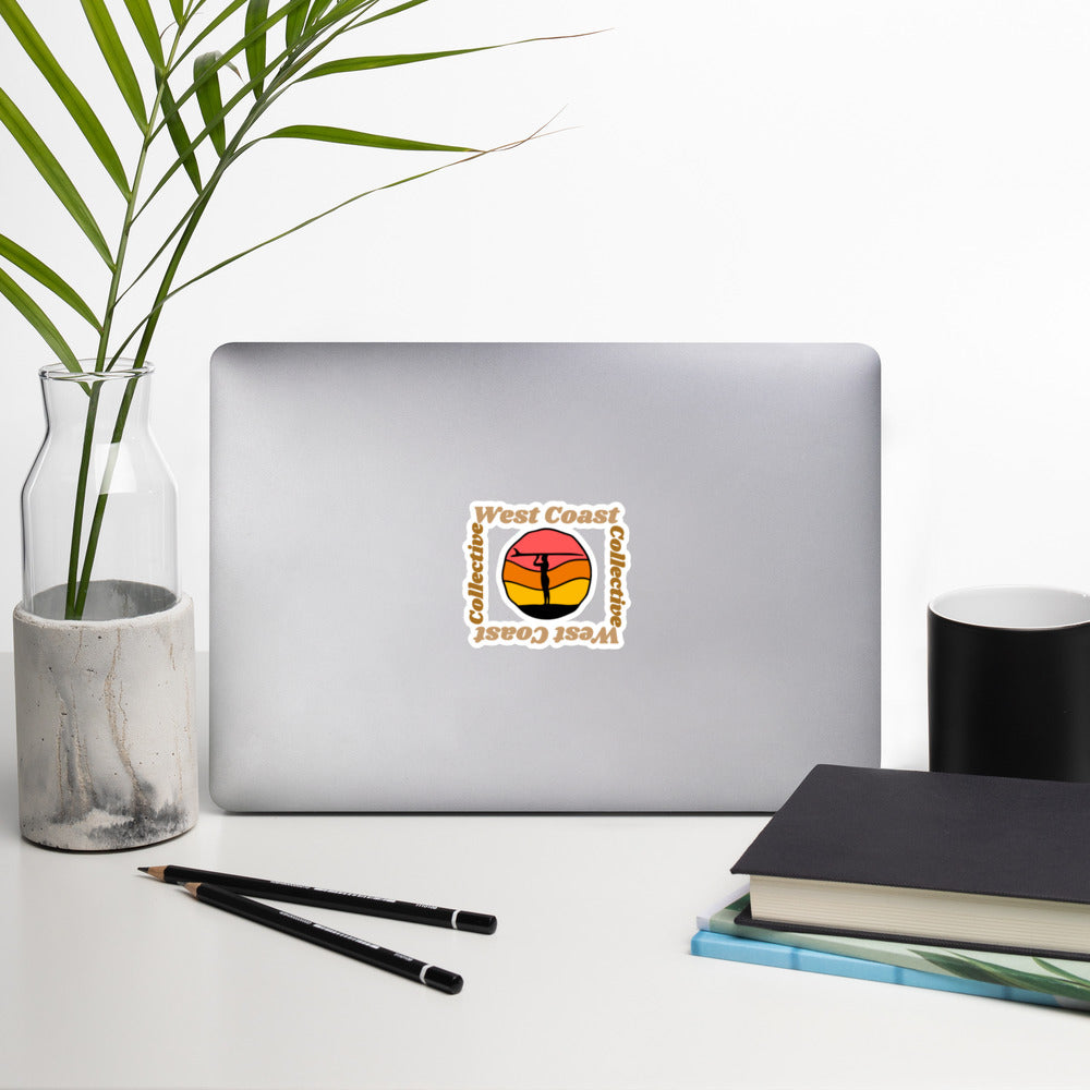 Squared logo sticker